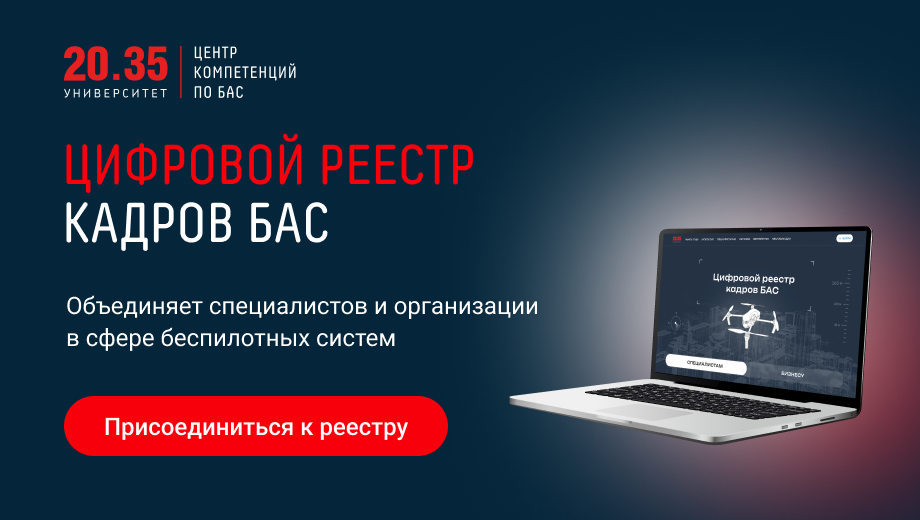 Цифровой реестр кадров БАС